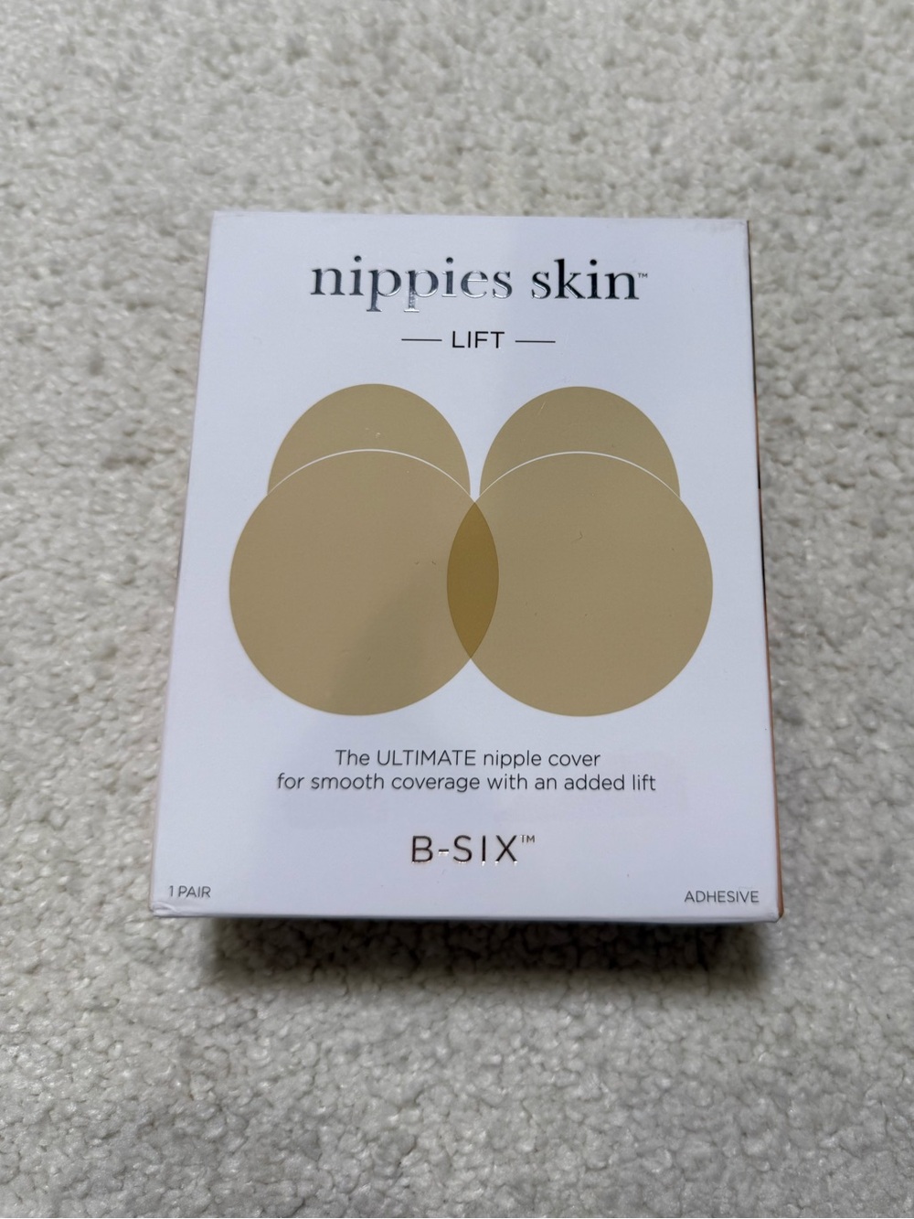 Nippies Skin Lift B-Six Adhesive Lifting Nipple Covers Nude S/M A-C Cups